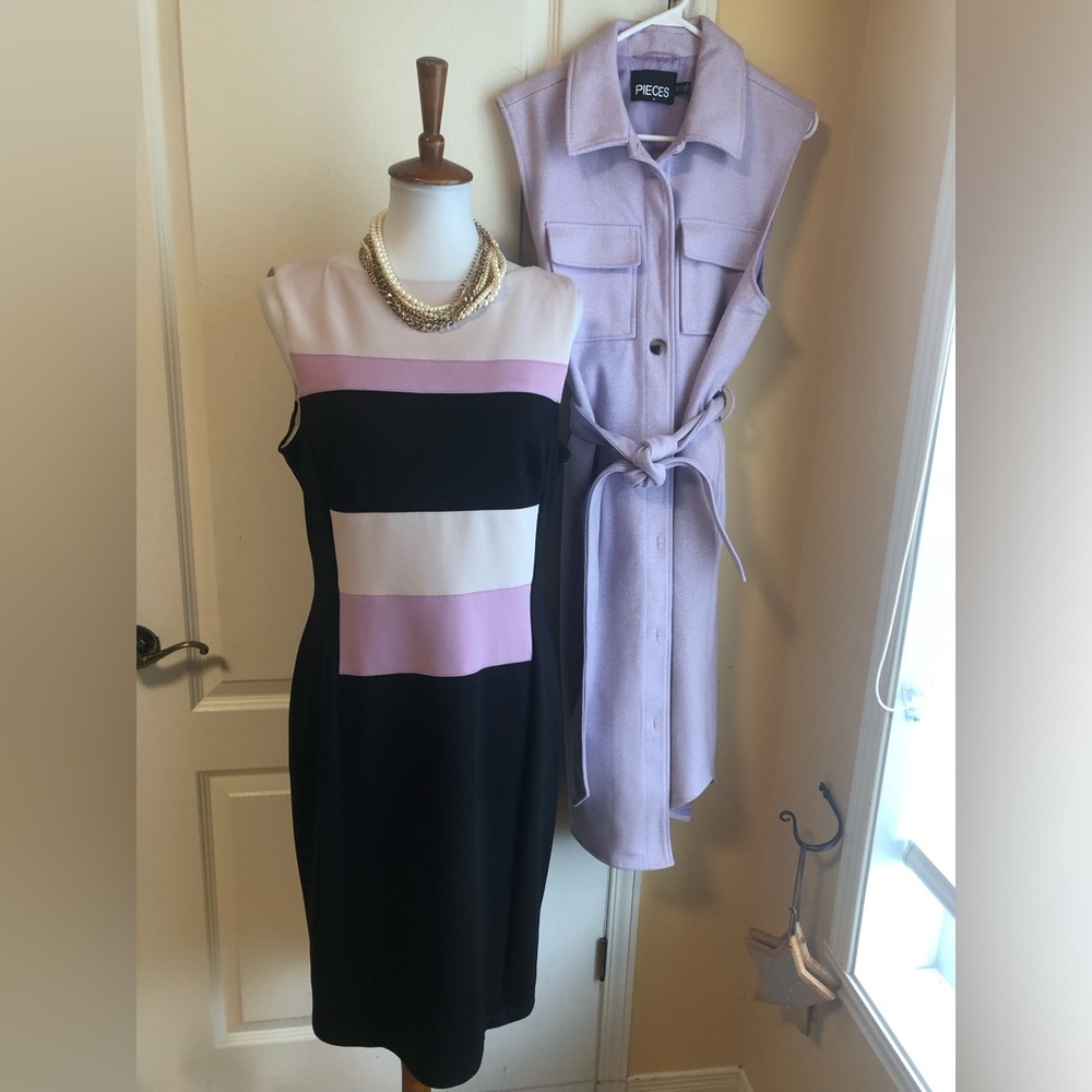 Sale 25$Maggy London Colorblock Dress sculpted